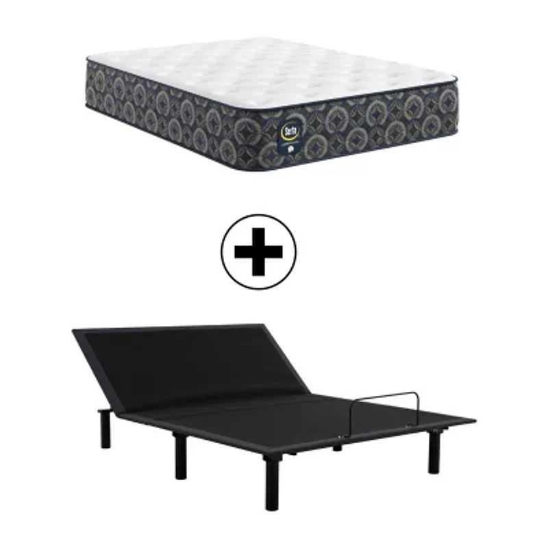 The Serta Perfect Sleeper Mondale 14" Medium Pillow Top - Mattress + Adjustable Base