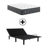 The Serta Perfect Sleeper Mondale 13" Medium Pillow Top - Mattress + Adjustable Base