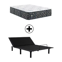 The Serta Perfect Sleeper Autumndale 15" Plush Pillow Top - Mattress + Adjustable Base
