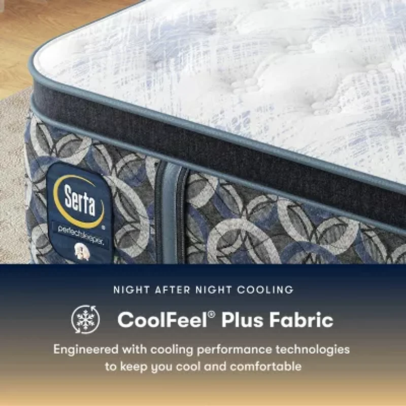 The Serta Perfect Sleeper Autumndale 14.5" Firm Pillow Top - Mattress + Adjustable Base