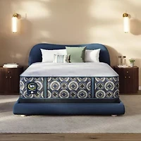 The Serta Perfect Sleeper Morningdale Hybrid 13.5" Medium Tight Top - Mattress + Adjustable Base