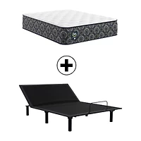The Serta Perfect Sleeper Morningdale Hybrid 13.5" Medium Tight Top - Mattress + Adjustable Base