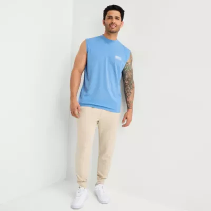 Xersion Mens Crew Neck Sleeveless Muscle T-Shirt