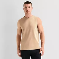 Stylus Mens Crew Neck Sleeveless Muscle T-Shirt