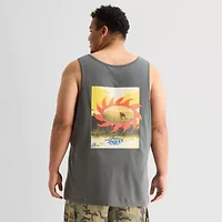 Arizona Mens Crew Neck Sleeveless Big and Tall Tank Top