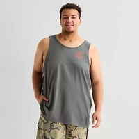 Arizona Mens Crew Neck Sleeveless Big and Tall Tank Top