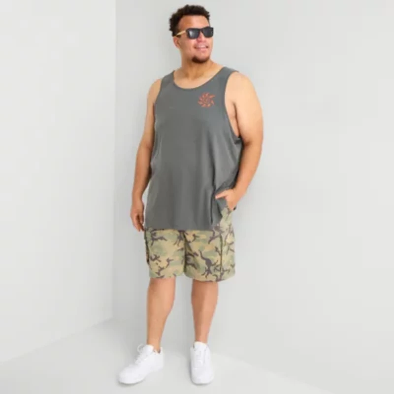 Arizona Mens Crew Neck Sleeveless Big and Tall Tank Top