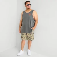 Arizona Mens Crew Neck Sleeveless Big and Tall Tank Top