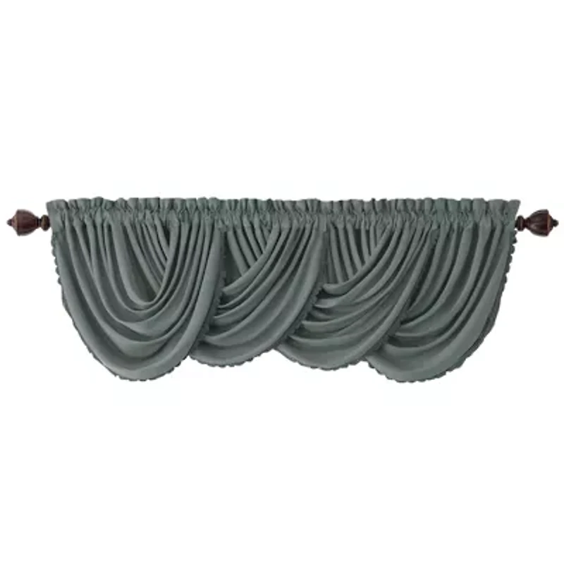 Elrene Home Fashions All Seasons Rod Pocket Valance