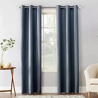 Sun Zero Cooper Grommet Top Energy Saving Light-Filtering Single Curtain Panel