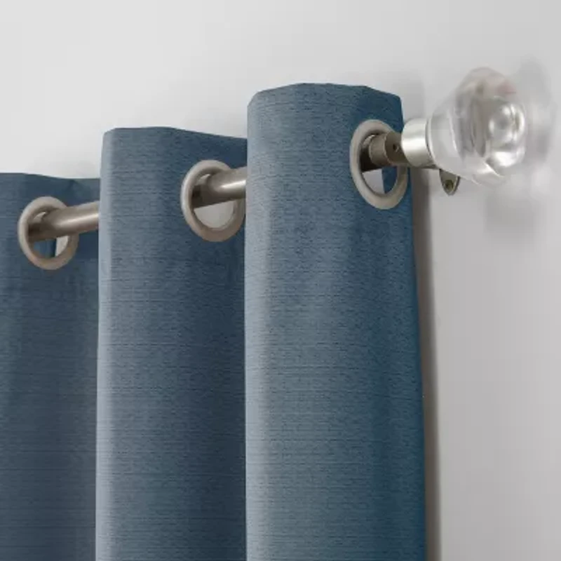 Sun Zero Cooper Grommet Top Energy Saving Light-Filtering Single Curtain Panel