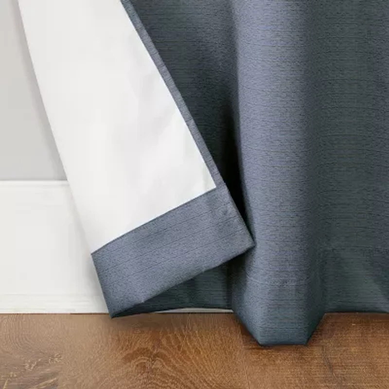 Sun Zero Cooper Grommet Top Energy Saving Light-Filtering Single Curtain Panel