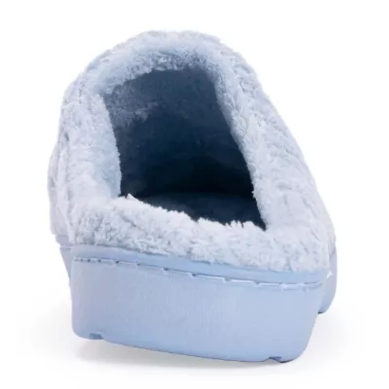 Muk Luks Quilted Womens Memory Foam Clog Slippers