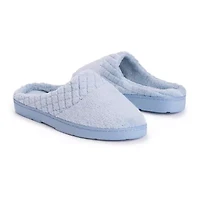Muk Luks Quilted Womens Memory Foam Clog Slippers