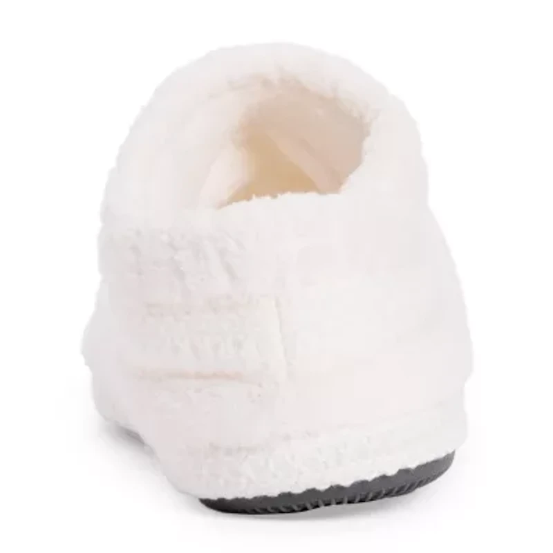 Muk Luks Rita Full Fit Washable Womens Memory Foam Slip-On Slippers