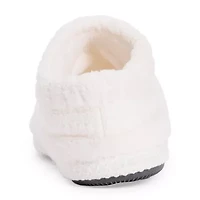 Muk Luks Rita Full Fit Washable Womens Memory Foam Slip-On Slippers