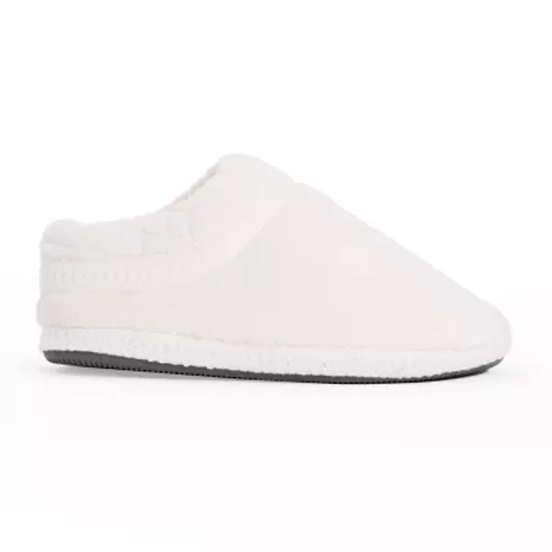 Muk Luks Rita Full Fit Washable Womens Memory Foam Slip-On Slippers