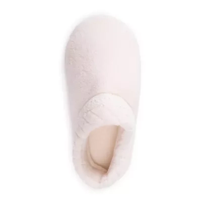Muk Luks Rita Full Fit Washable Womens Memory Foam Slip-On Slippers