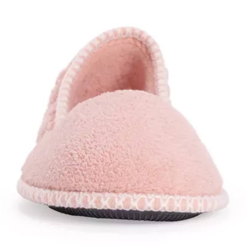 Muk Luks Beverly Womens Memory Foam Slip-On Slippers