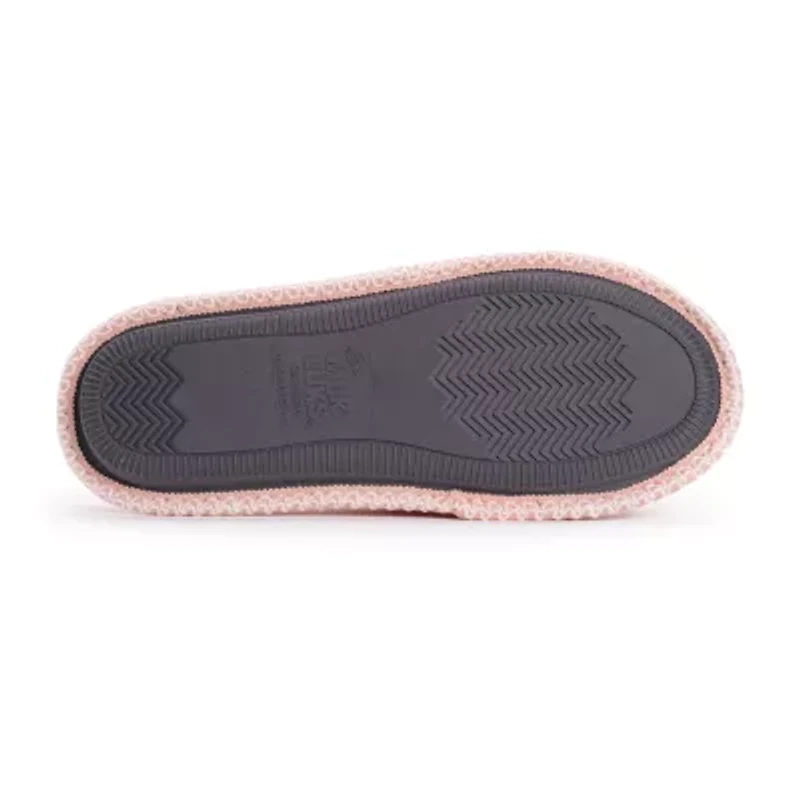 Muk Luks Beverly Womens Memory Foam Slip-On Slippers