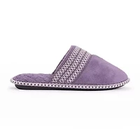Muk Luks Cathy Scuff Womens Memory Foam Slip-On Slippers