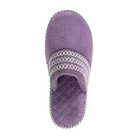Muk Luks Cathy Scuff Womens Memory Foam Slip-On Slippers