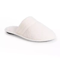 Muk Luks Cathy Scuff Womens Memory Foam Slip-On Slippers