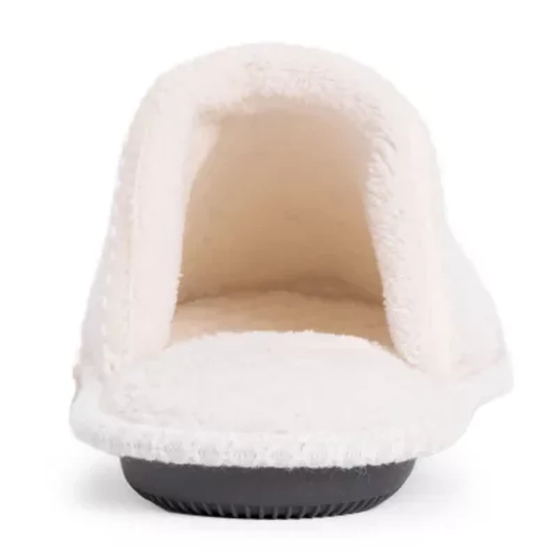 Muk Luks Cathy Scuff Womens Memory Foam Slip-On Slippers