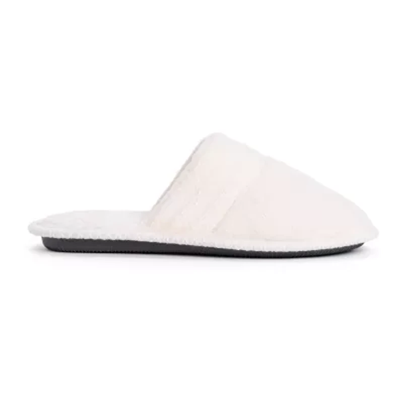 Muk Luks Cathy Scuff Womens Memory Foam Slip-On Slippers
