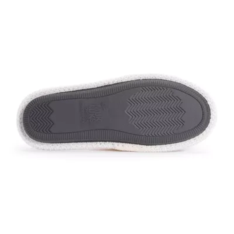 Muk Luks Cathy Scuff Womens Memory Foam Slip-On Slippers
