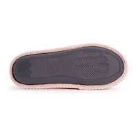 Muk Luks Sally Open Toe Scuff Womens Memory Foam Slip-On Slippers