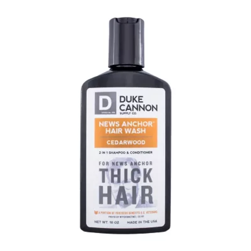 Duke Cannon News Anchor 2-In-1 - Cedarwood Shampoo 10 oz.