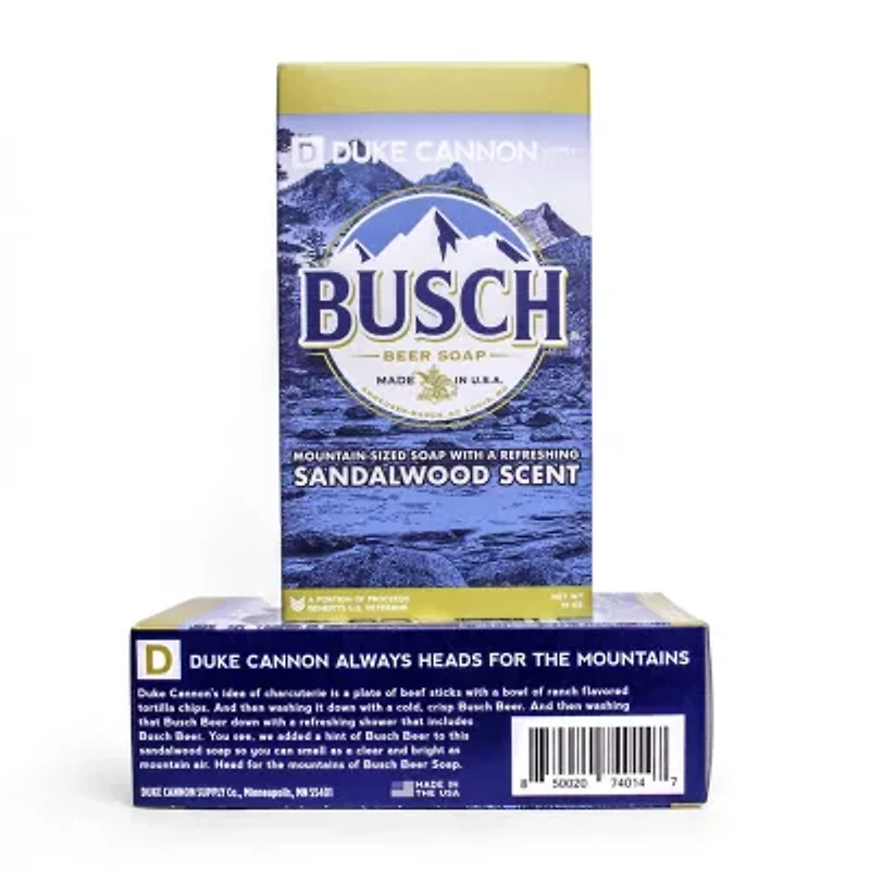 Duke Cannon Busch Beer Mens Bar soap