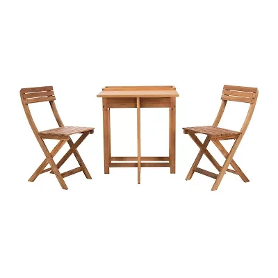 Walten Patio Collection 3-pc. Bistro Set Folding