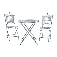 Belen Patio Collection 3-pc. Bistro Set Folding