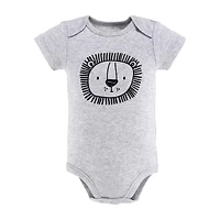 The Peanutshell Baby Unisex Round Neck Short Sleeve 5-pc. Bodysuit