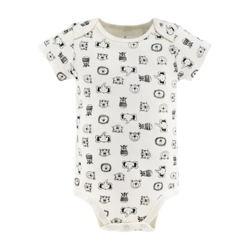 The Peanutshell Baby Unisex Round Neck Short Sleeve 5-pc. Bodysuit