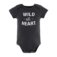 The Peanutshell Baby Unisex Round Neck Short Sleeve 5-pc. Bodysuit