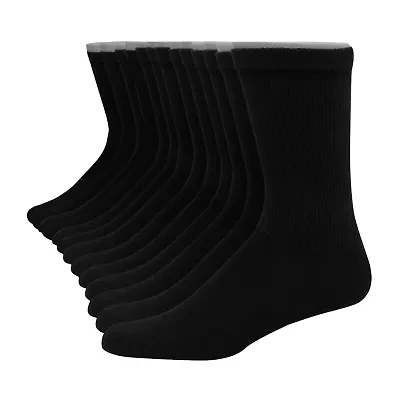 Hanes Ultimate Mens 12 Pair Crew Socks
