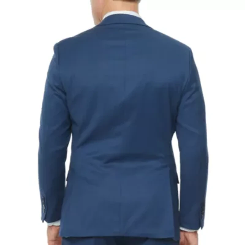 Collection By Michael Strahan Mens Classic Fit Grid Suit Jacket