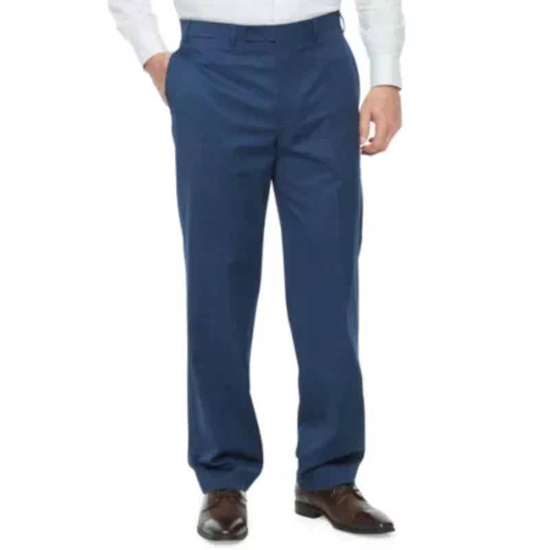 Collection By Michael Strahan Mens Grid Classic Fit Flat Front Suit Pant