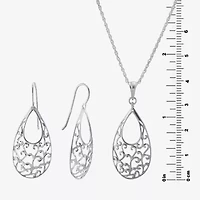Womens Sterling Silver 2-pc. Jewelry Set