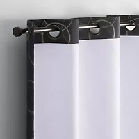 Eclipse Meridian Grommet Top Blackout Single Curtain Panel