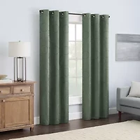 Eclipse Meridian Grommet Top Blackout Single Curtain Panel