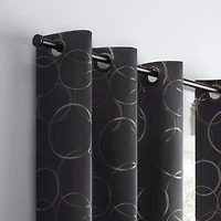 Eclipse Meridian Grommet Top Blackout Single Curtain Panel