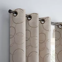 Eclipse Meridian Grommet Top Blackout Single Curtain Panel