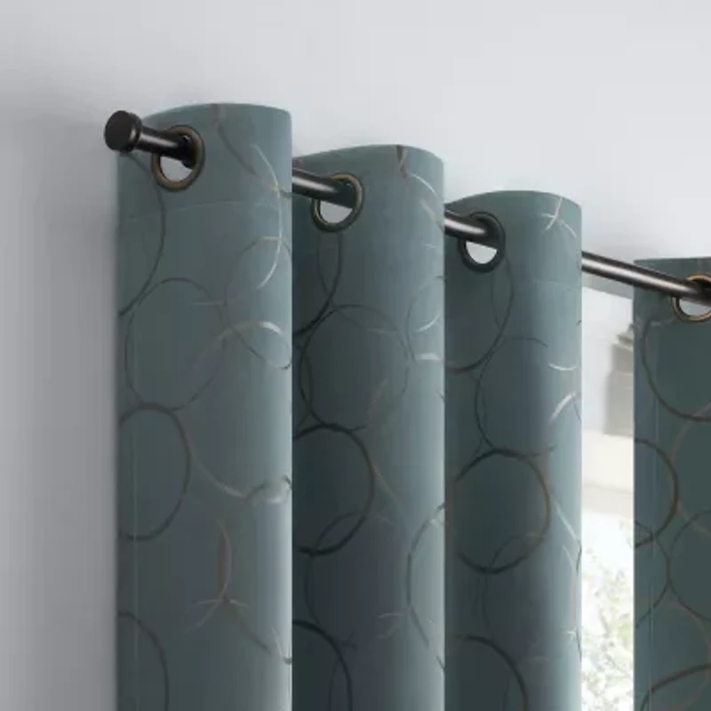 Eclipse Meridian Grommet Top Blackout Single Curtain Panel