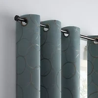 Eclipse Meridian Grommet Top Blackout Single Curtain Panel