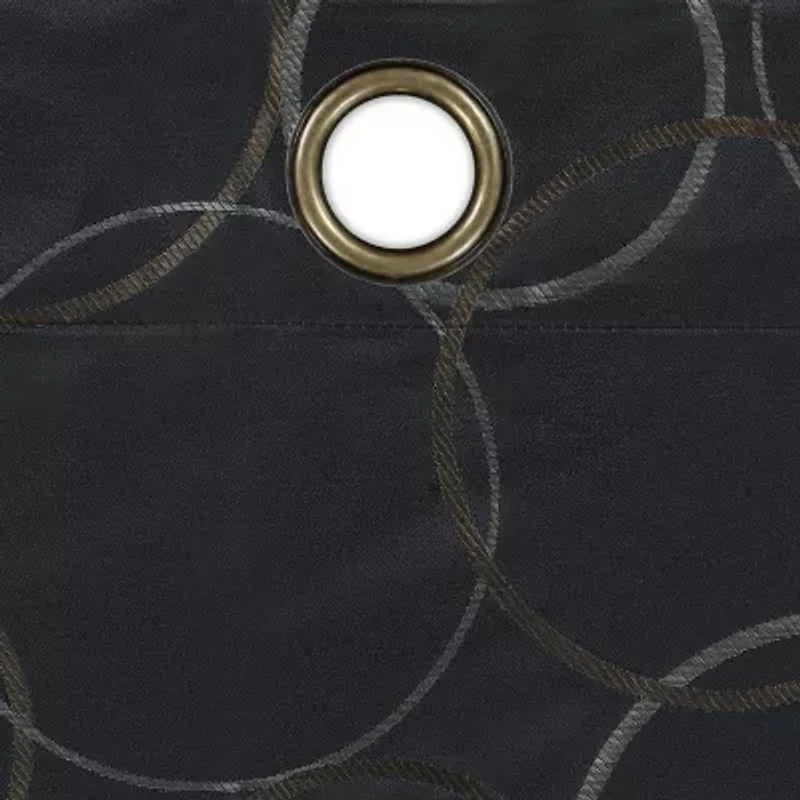 Eclipse Meridian Grommet Top Blackout Single Curtain Panel