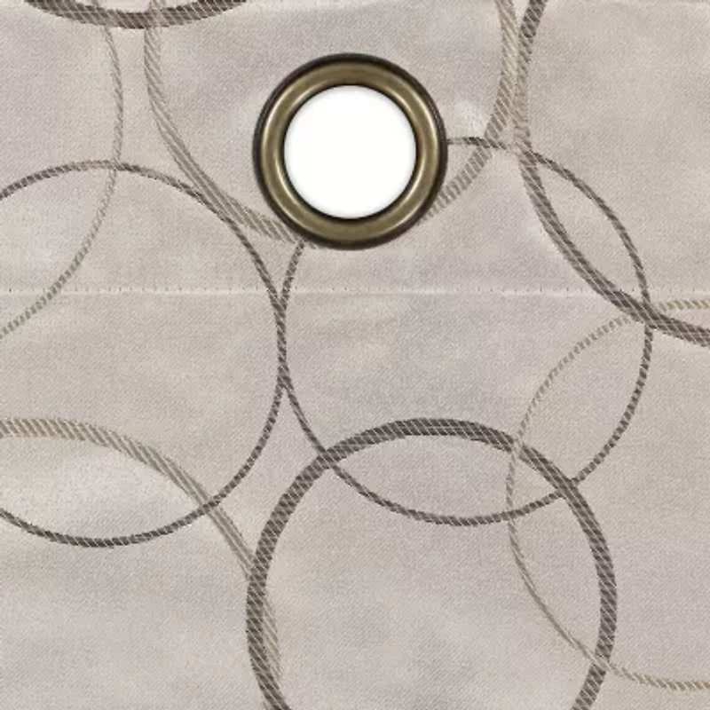Eclipse Meridian Grommet Top Blackout Single Curtain Panel